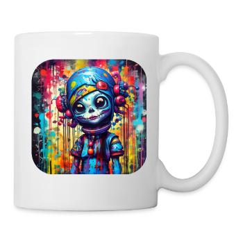 Cool Gothic Girl Doll - Mug - white - Right