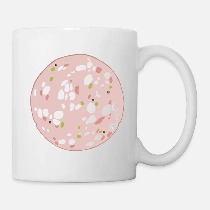 Mortadella - Tasse - Weiß