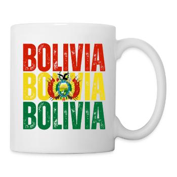 Drapeau bolivien, fierté bolivienne - Mug blanc - blanc - Droite