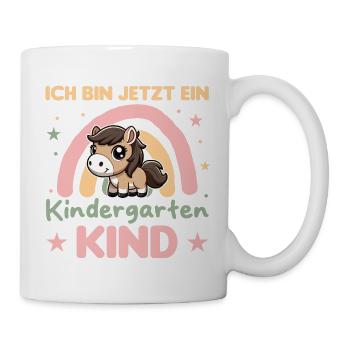 I'm a Kindergarten Child Rainbow Horse - Mug - white - Right