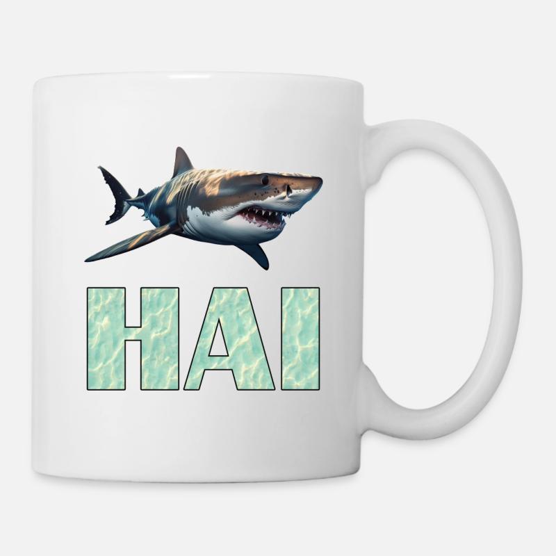 Great white shark - Mug - white