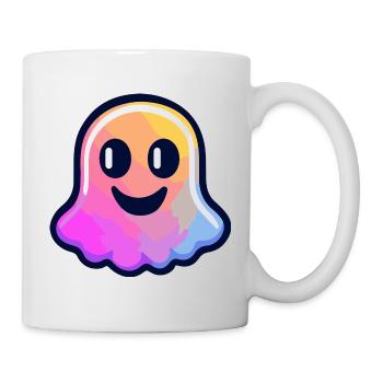 Geist Halloween Bunt - Tasse - Weiß - Rechts