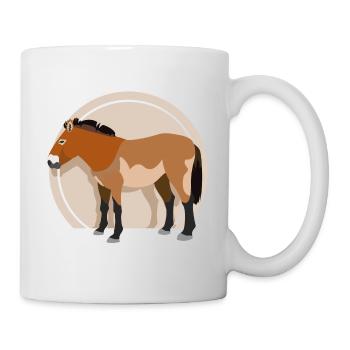 przewalski horse 01 - Tasse - Weiß - Rechts