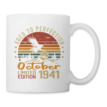 Vintage Octobre 1941 - Cadeau Rétro Octobre 1941 - Mug blanc - blanc - Droite