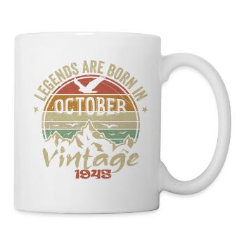 Awesome Since October 1945 - October 1945 Gift - Mug - white - Right