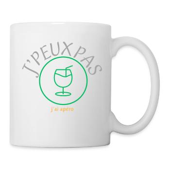 J'peux pas j'ai apéro - Mug blanc - blanc - Droite
