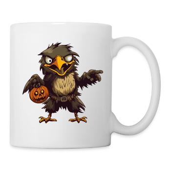 Aigle Halloween Bande Dessinée Drôle - Mug blanc - blanc - Droite