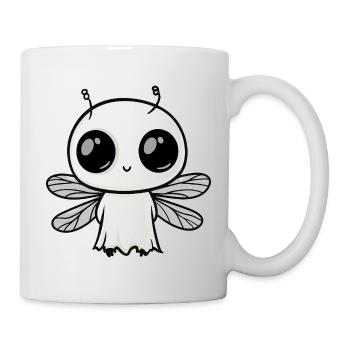 Dragonfly Halloween Funny Ghost - Mug - white - Right