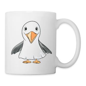 Pelican Bird Halloween Funny Ghost - Mug - white - Right