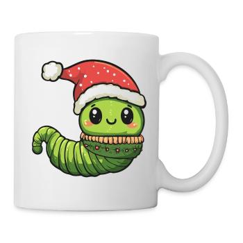 Bande dessinée de Noël vers - Mug blanc - blanc - Droite