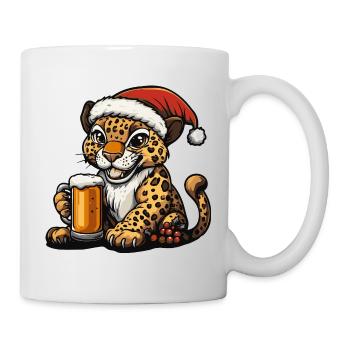 Bière Leopard Noël Noël - Mug blanc - blanc - Droite