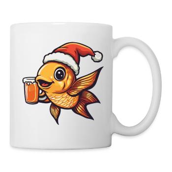 Bière Goldfish Noël Noël - Mug blanc - blanc - Droite