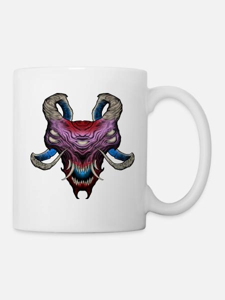D Mon B - Tasse - Weiß