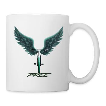 Vélo - Mug blanc - blanc - Droite