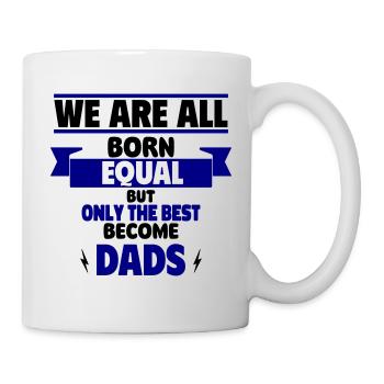 Nur die Besten werden Papas,besonderen Vater - Tasse - Weiß - Rechts