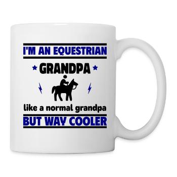 Ich bin ein Reiter-Opa - Tasse - Weiß - Rechts