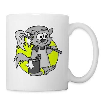Profession Nettoyeur Retro - Mug blanc - blanc - Droite