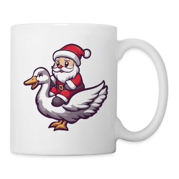 Oie Père Noël - Mug blanc - blanc - Droite