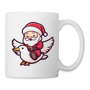 Dove Bird Santa Claus - Mug - white - Right