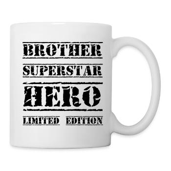 Bester Bruder Star Spruch - Tasse - Weiß - Rechts