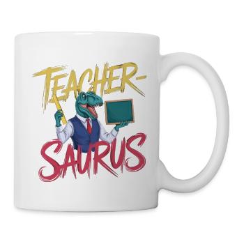Teacher-saurus 13 - Tasse - Weiß - Rechts