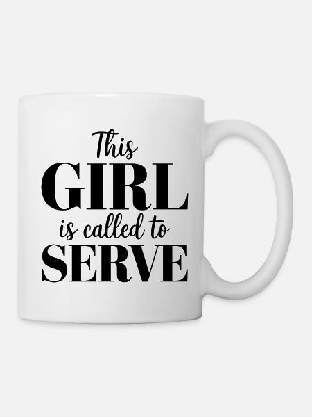 Stärke durch Berufung - Tasse - Weiß