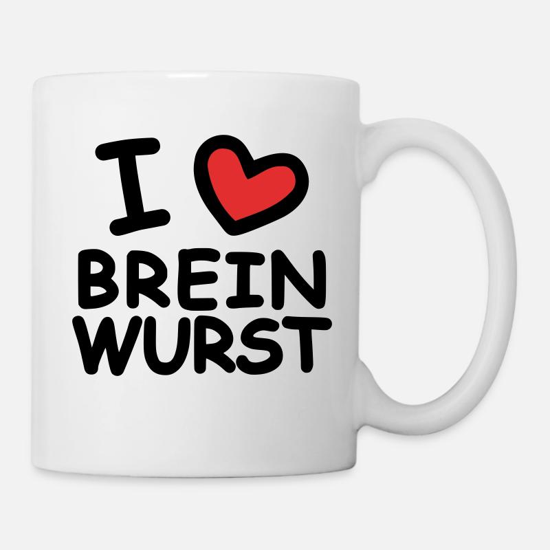 I Love Breinwurst - Tasse - Weiß