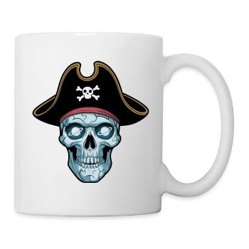 Weltraum-Pirat - Tasse - Weiß - Rechts
