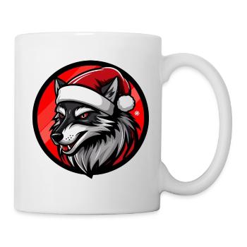Wolf Christmas X-Mas - Mug - white - Right