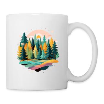Serene Landscape Calm Tranquil Nature Outdoors - Mug - white - Right