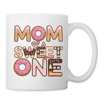 Mom of Sweet One 1st First Birthday Matching - Tasse - Weiß - Rechts