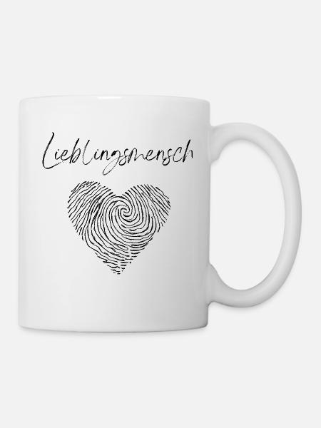 Lieblingsmensch - Tasse - Weiß