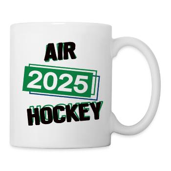 Airhockey Spieler Team Turnier Mannschaft in 2025 - Tasse - Weiß - Rechts