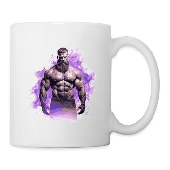 Fitness Homme Muscles Musculation - Mug blanc - blanc - Droite