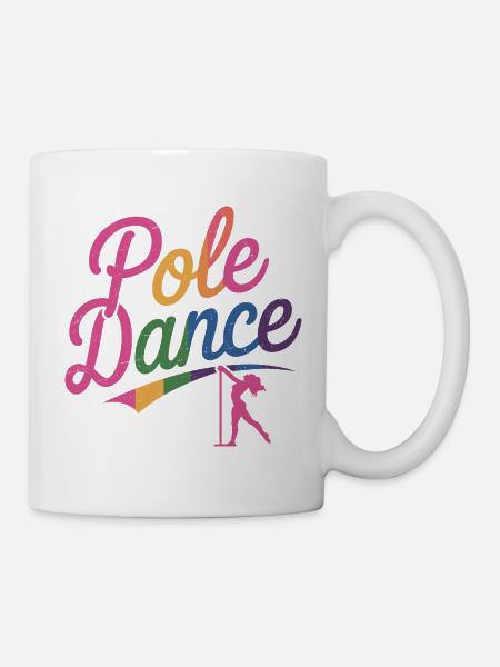 Pole Dance Pole Tänzerin Stangentanz - Tasse - Weiß