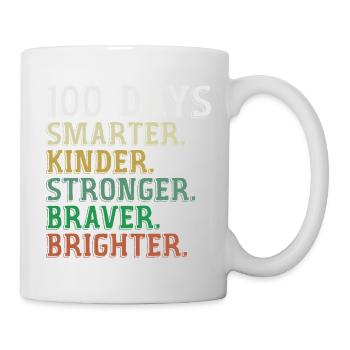 100 Days of School Smarter - 100th Days Of School - Mug - white - Right