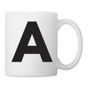 A - Tasse - Weiß - Rechts