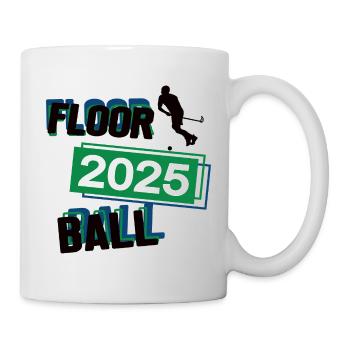 Floorball Spieler Team Turnier Mannschaft in 2025 - Tasse - Weiß - Rechts