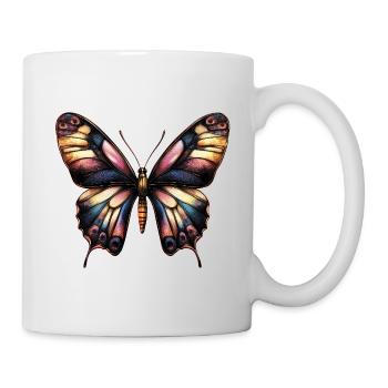 Butterfly for Kids, Girl's Birthday - Mug - white - Right