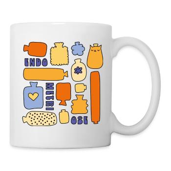 EndoWärmflaschen [orange] - Tasse - Weiß - Rechts