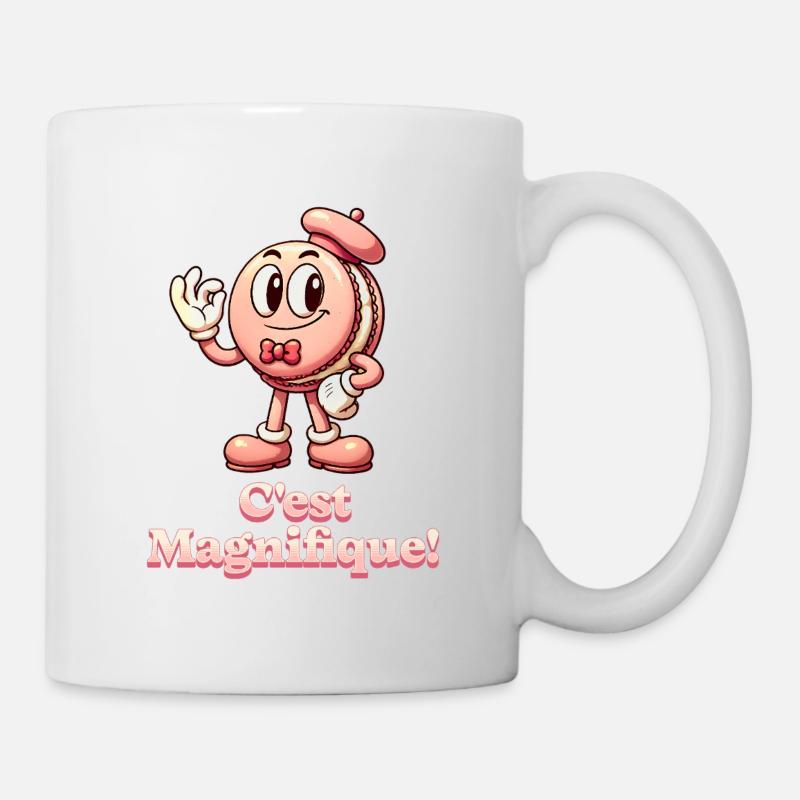 C' est Magnifique Macaron - Mug - white