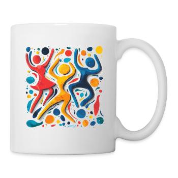 Dancing Party Festival Art - Mug - white - Right