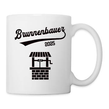 Brunnenbauer Beruf Brunnenbau Ausbildung Lehre - Tasse - Weiß - Rechts