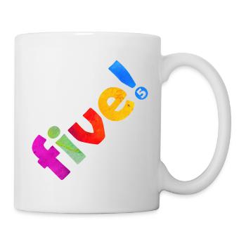FIVE 5 YEARS 5TH BIRTHDAY - Mug - white - Right