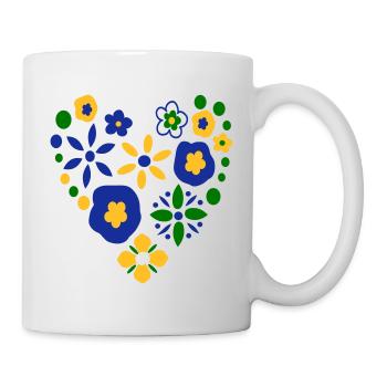 Heart Flowers - Mug - white - Right