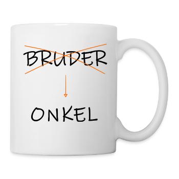 Du wirst Onkel - Tasse - Weiß - Rechts