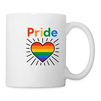 Pride Heart - Tasse - Weiß - Rechts