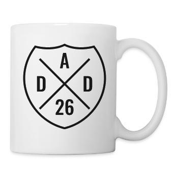 Dad 2026 Coat of Arms - Mug - white - Right