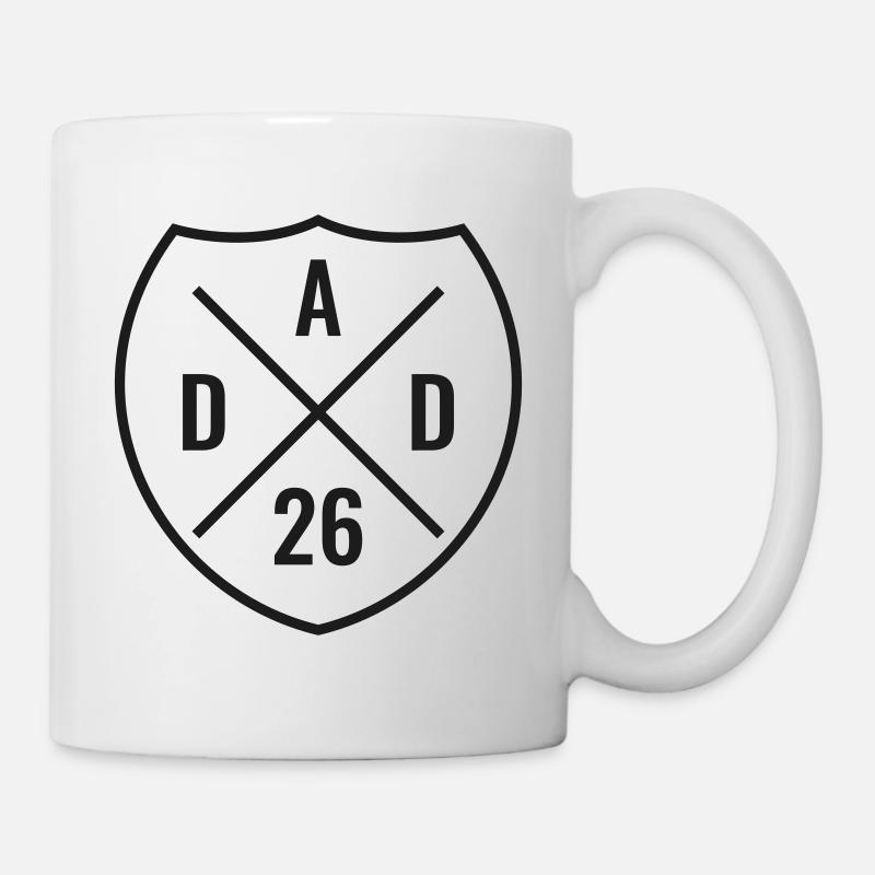 Dad 2026 Wappen - Tasse - Weiß
