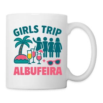 Voyage entre filles Albufeira Fête - Mug blanc - blanc - Droite